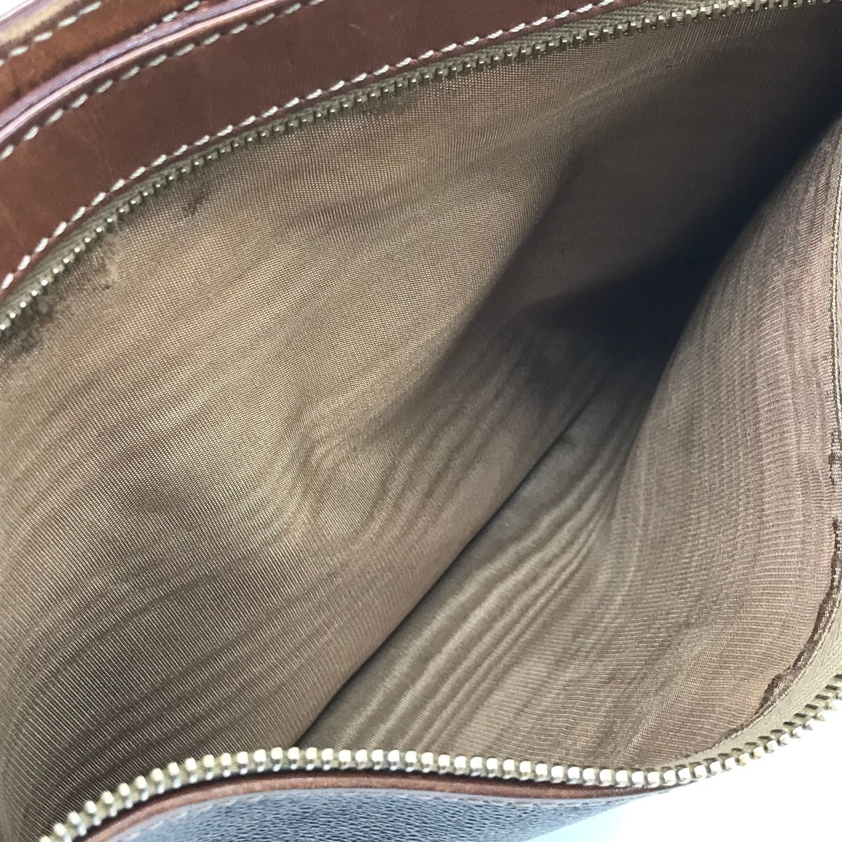 Celine Second Bag Macadam Pattern Brown — view 6
