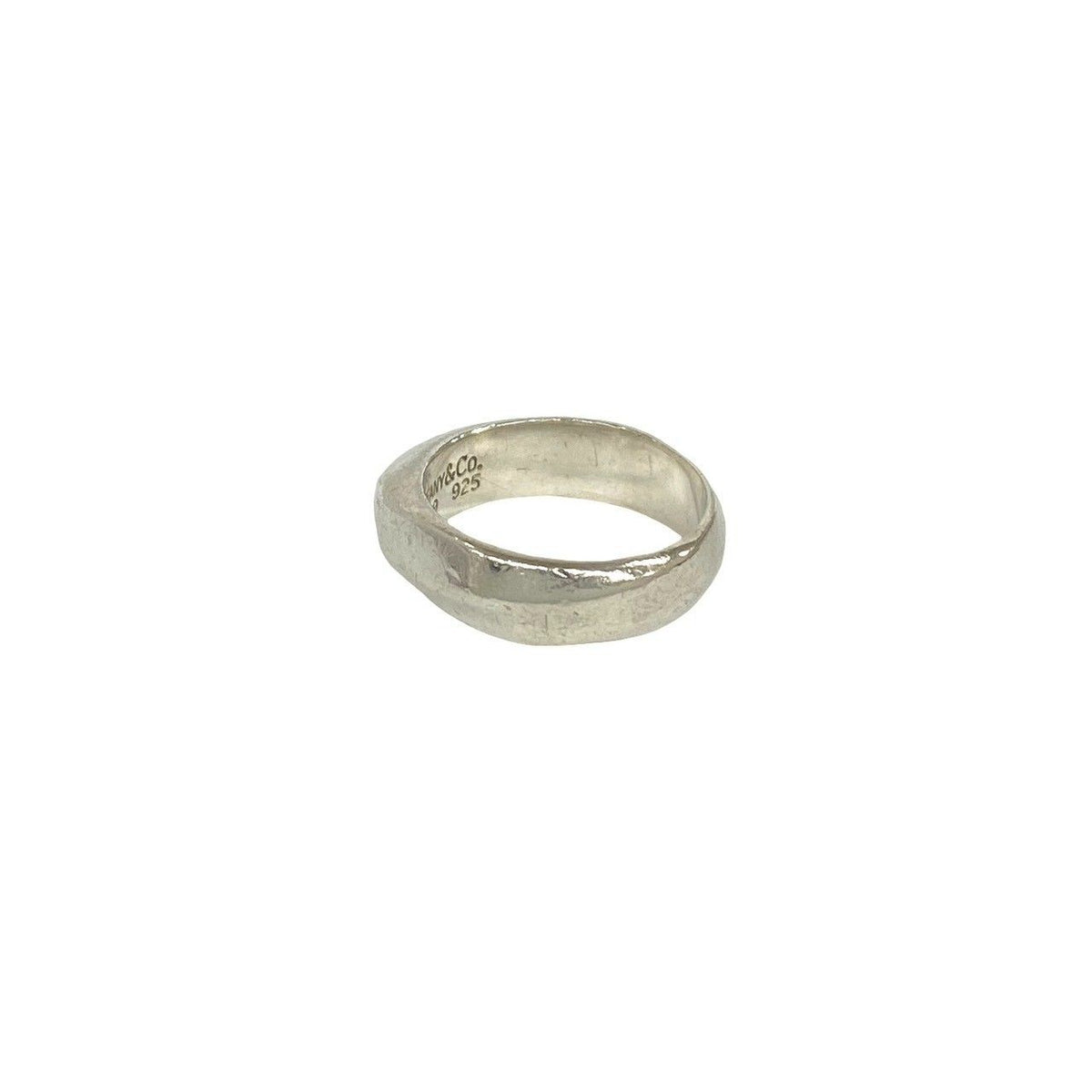 Tiffany & Co Vintage Knife Edge Ring 925 Sterling Silver — view 4