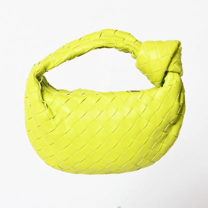Bottega Veneta Mini Jodie Handbag Intrecciato Lime Green — view 2