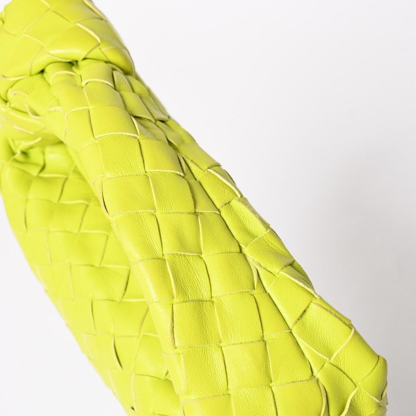 Bottega Veneta Mini Jodie Handbag Intrecciato Lime Green — view 6