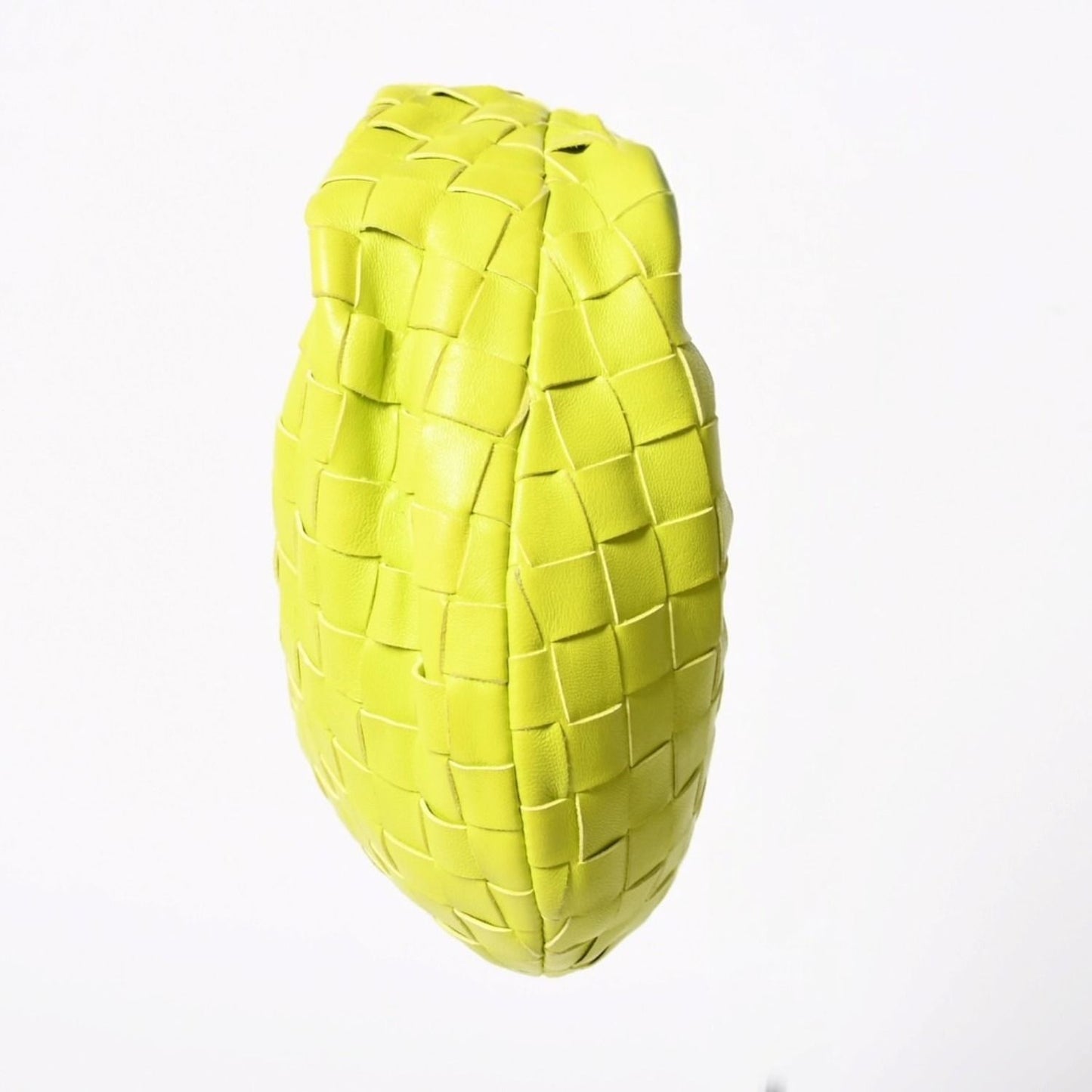 Bottega Veneta Mini Jodie Handbag Intrecciato Lime Green — view 4