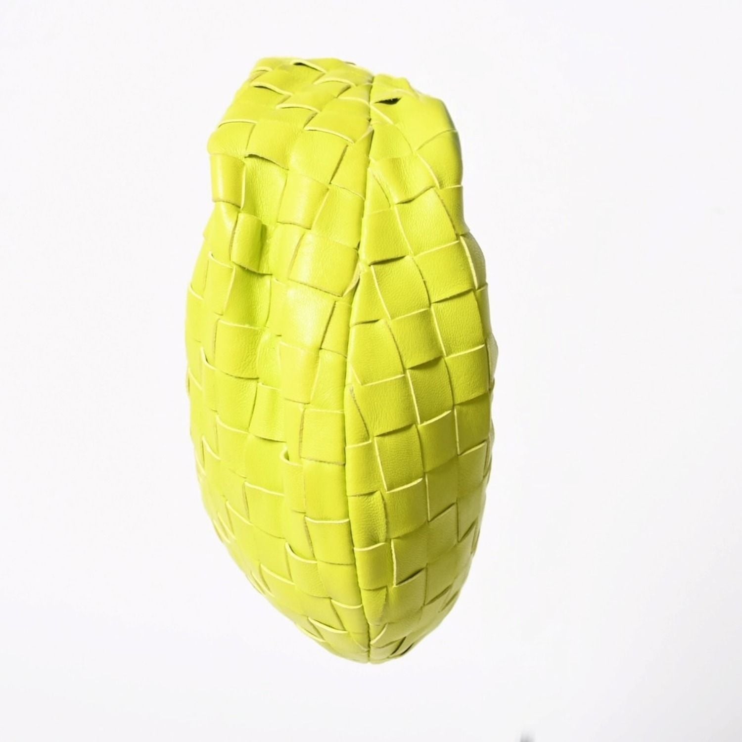 Bottega Veneta Mini Jodie Handbag Intrecciato Lime Green — view 4