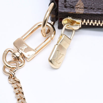 Louis Vuitton Yayoi Kusama Mini Pochette Accessoires Pouch Brown Multicolor — view 7