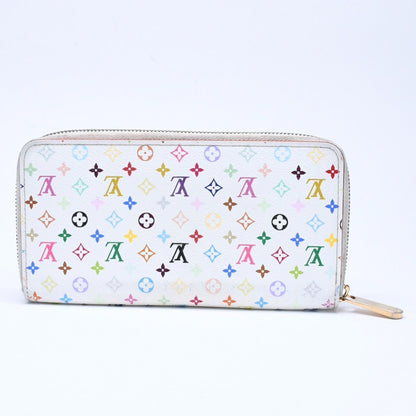 Louis Vuitton Monogram Multicolor Zippy Wallet Takashi Murakami Gold White — view 2