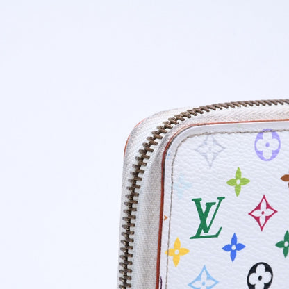 Louis Vuitton Monogram Multicolor Zippy Wallet Takashi Murakami Gold White — view 7