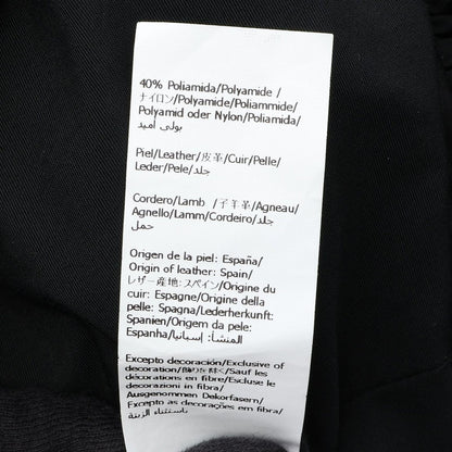 Loewe Anagram Hem Ruffle Black Jacket — view 4