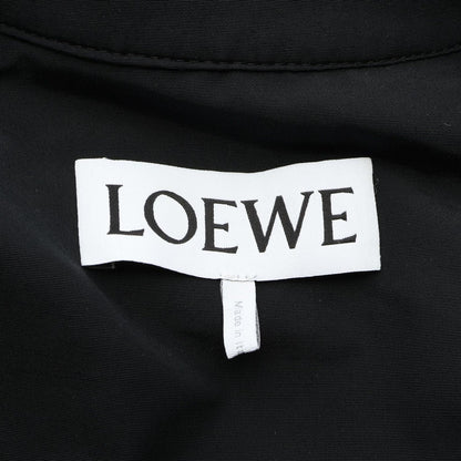 Loewe Anagram Hem Ruffle Black Jacket — view 3