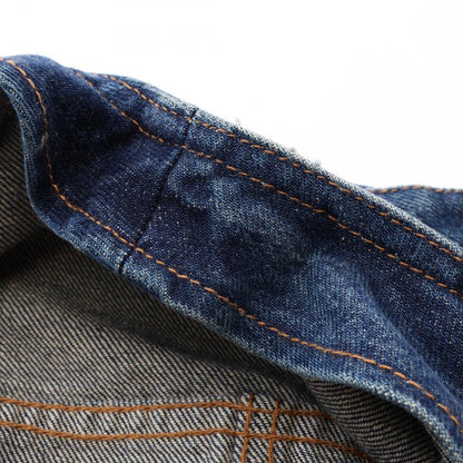 Celine Denim Jacket Triomphe Button Blue — view 7