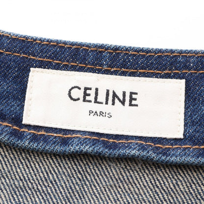 Celine Denim Jacket Triomphe Button Blue — view 3