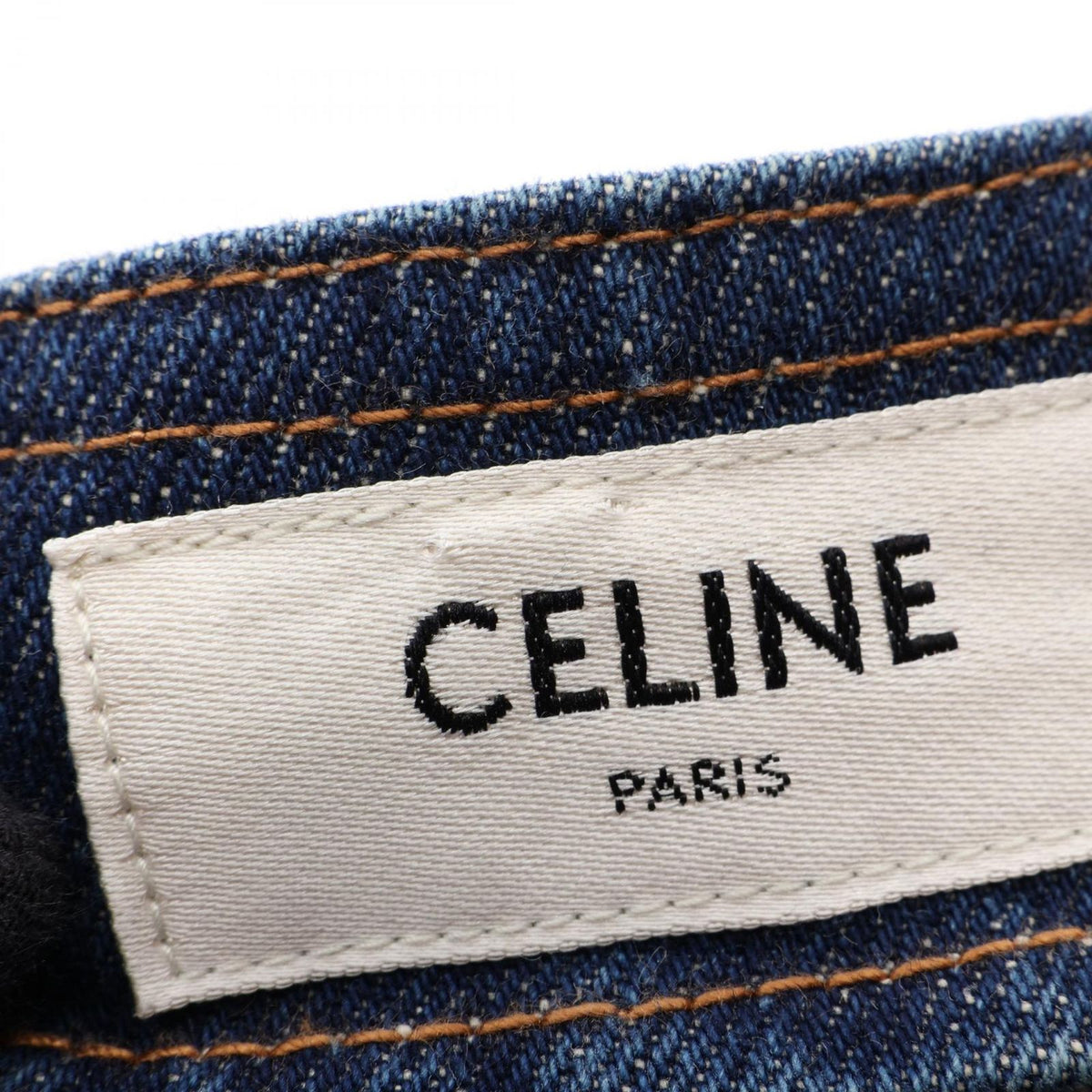 Celine Denim Jacket Triomphe Button Blue — view 6