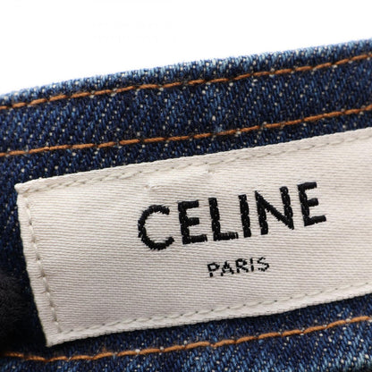 Celine Denim Jacket Triomphe Button Blue — view 6