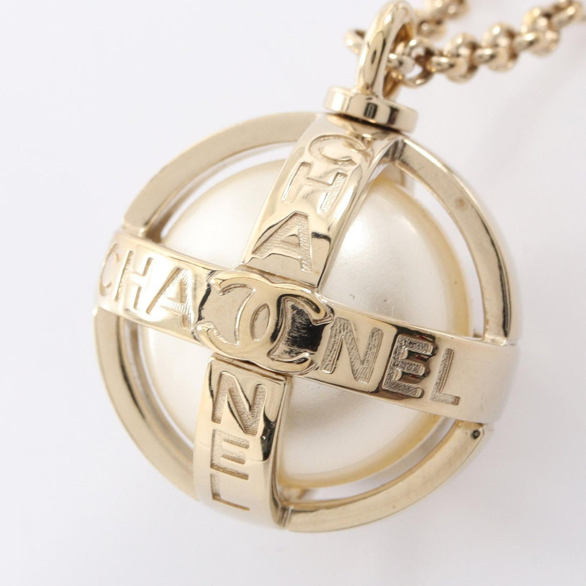 Chanel Necklace CC Logo — view 7