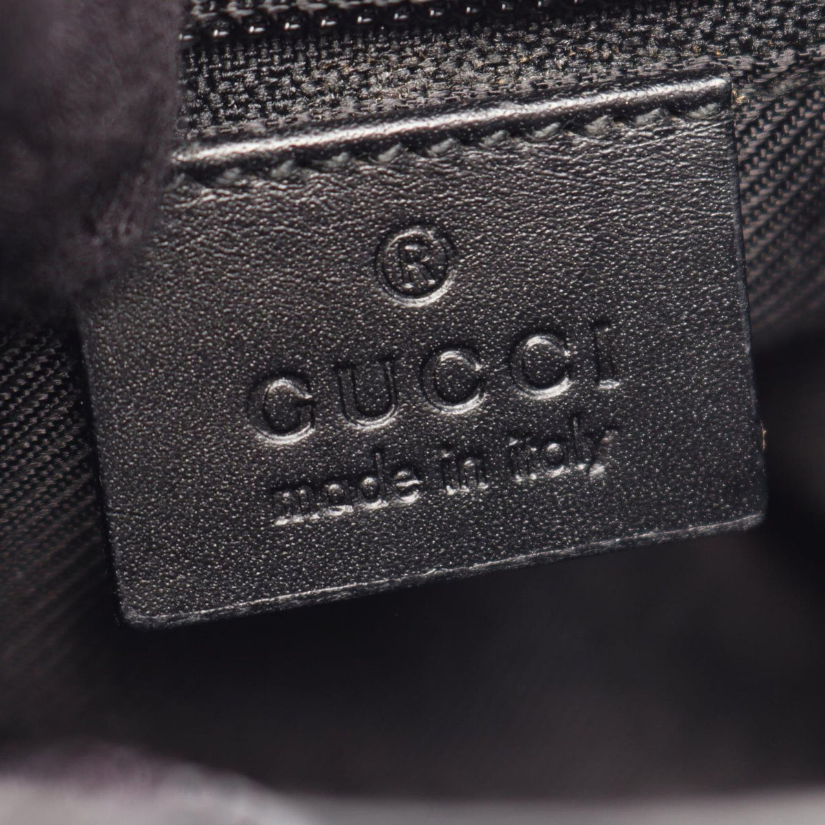 Gucci Shoulder Bag GG Canvas Gray Black — view 4