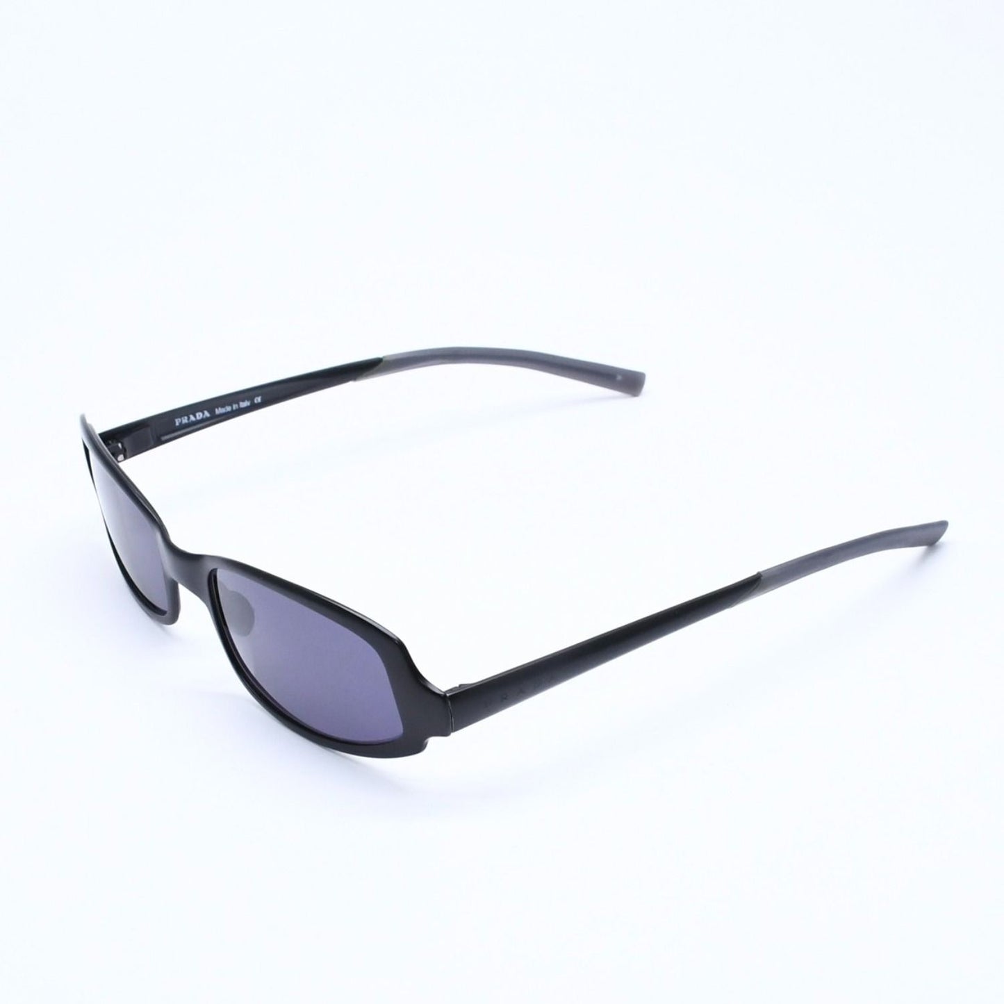 Prada Square Sunglasses Eyewear Metal Acetate Black — view 2