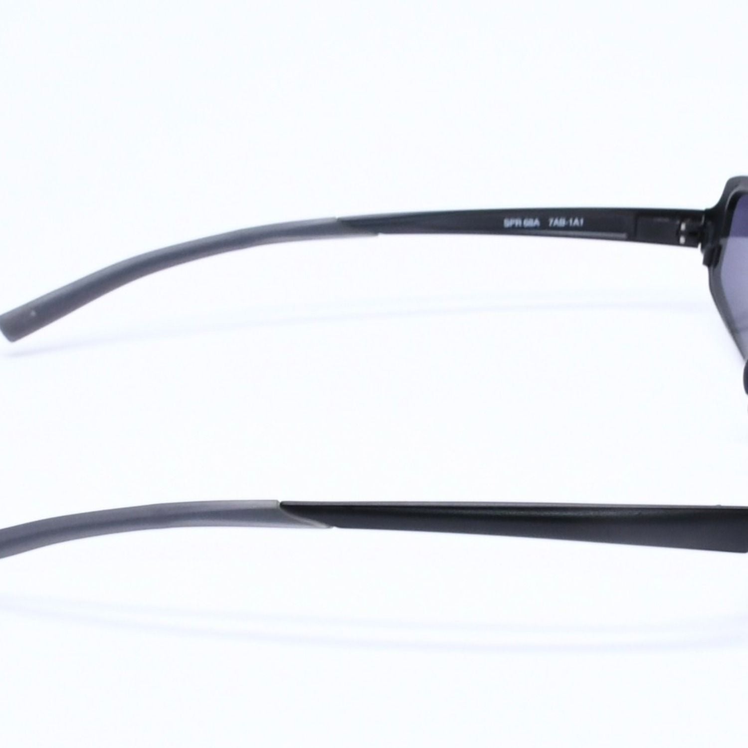Prada Square Sunglasses Eyewear Metal Acetate Black — view 4