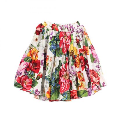 Dolce & Gabbana Skirt Floral Pattern Cotton