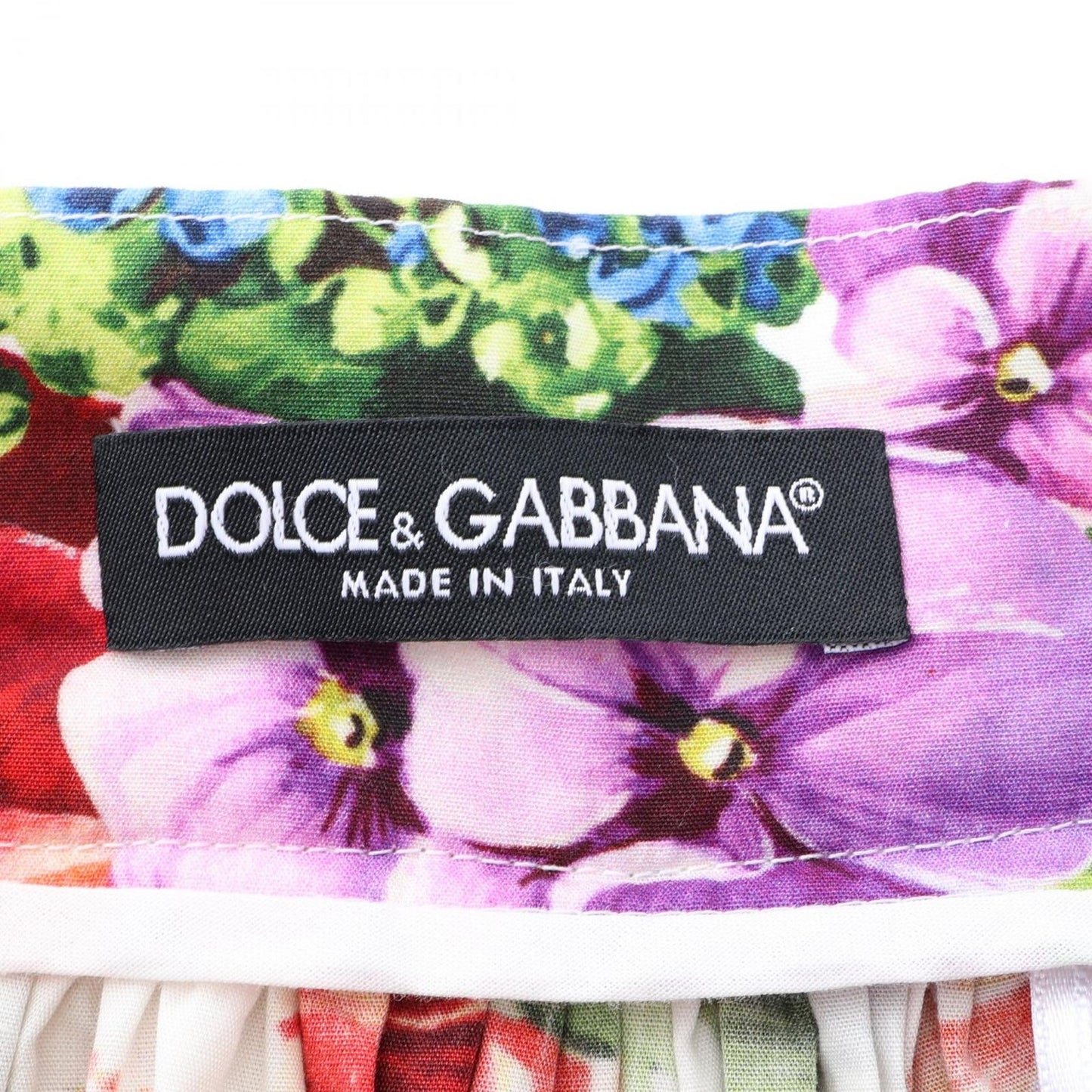 Dolce & Gabbana Skirt Floral Pattern Cotton — view 3