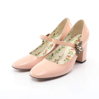 Gucci Pumps Louis Bee Mary Jane Patent Leather Heel