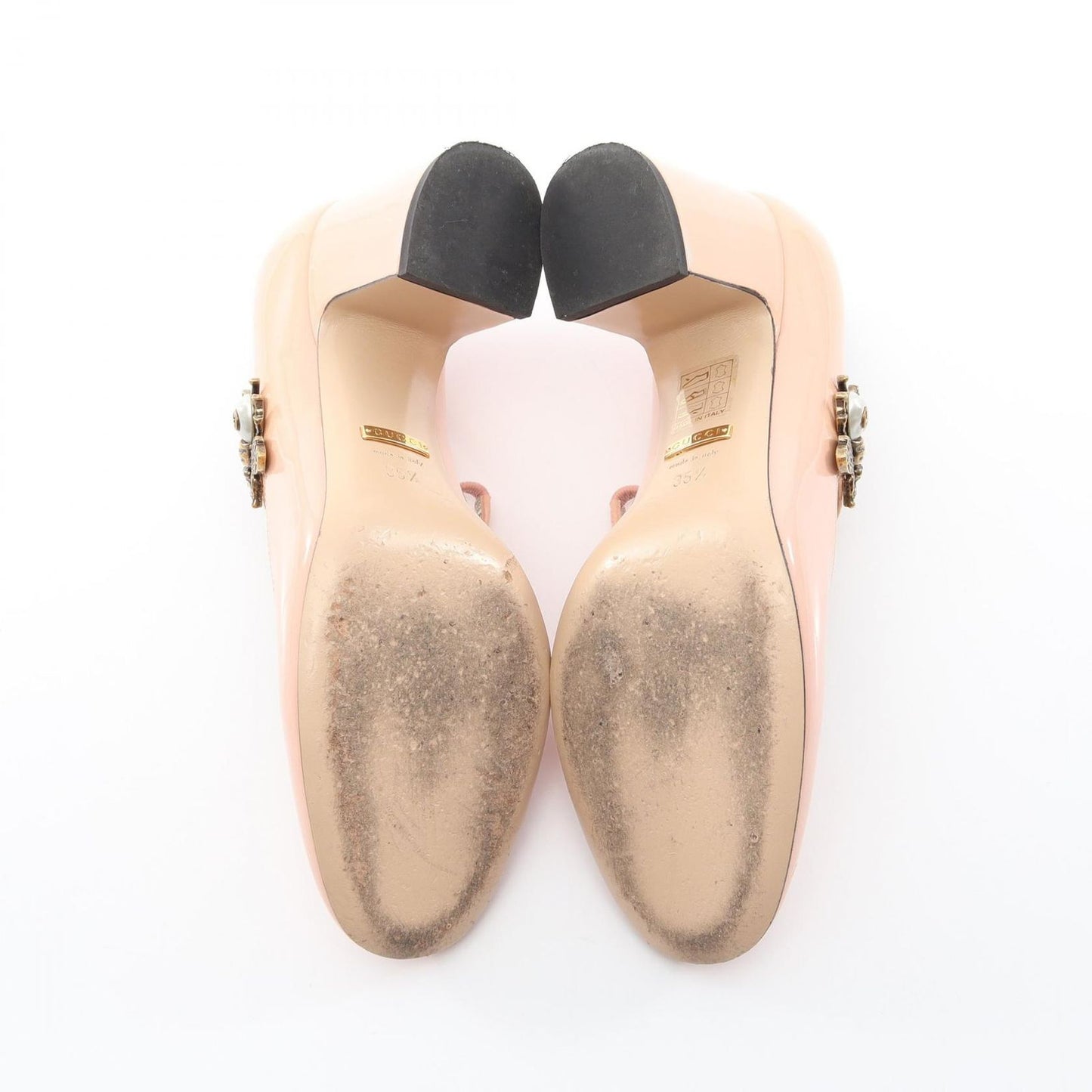 Gucci Pumps Louis Bee Mary Jane Patent Leather Heel — view 4
