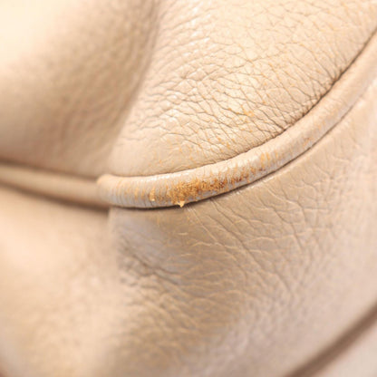Celine Shoulder Bag Beige Leather — view 5