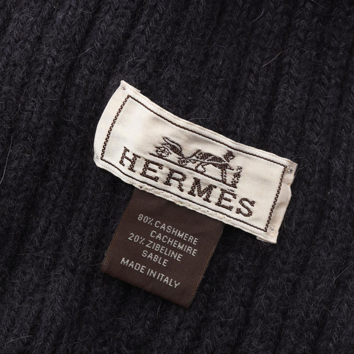 Hermes Scarf Navy — view 2
