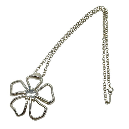 Tiffany & Co Open Flower 925 Sterling Silver Pendant — view 2