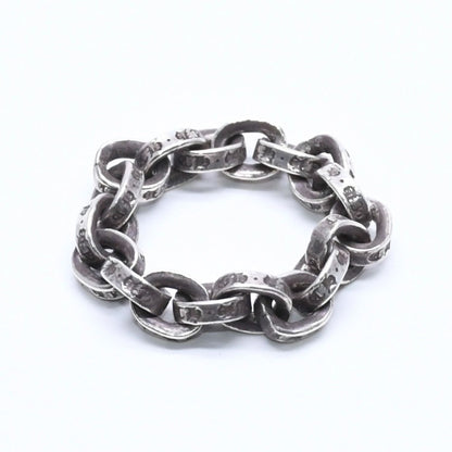 Chrome Hearts Paper Chain Ring 925 Sterling Silver