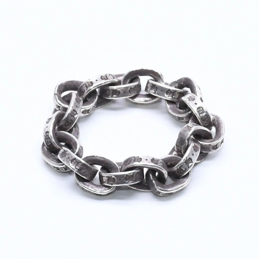 Chrome Hearts Paper Chain Ring 925 Sterling Silver
