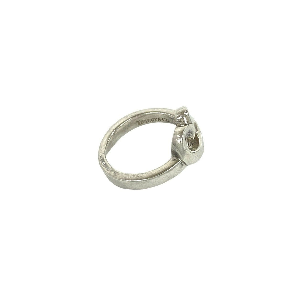 Tiffany & Co Vintage Loving Heart Ring 925 Sterling Silver — view 5
