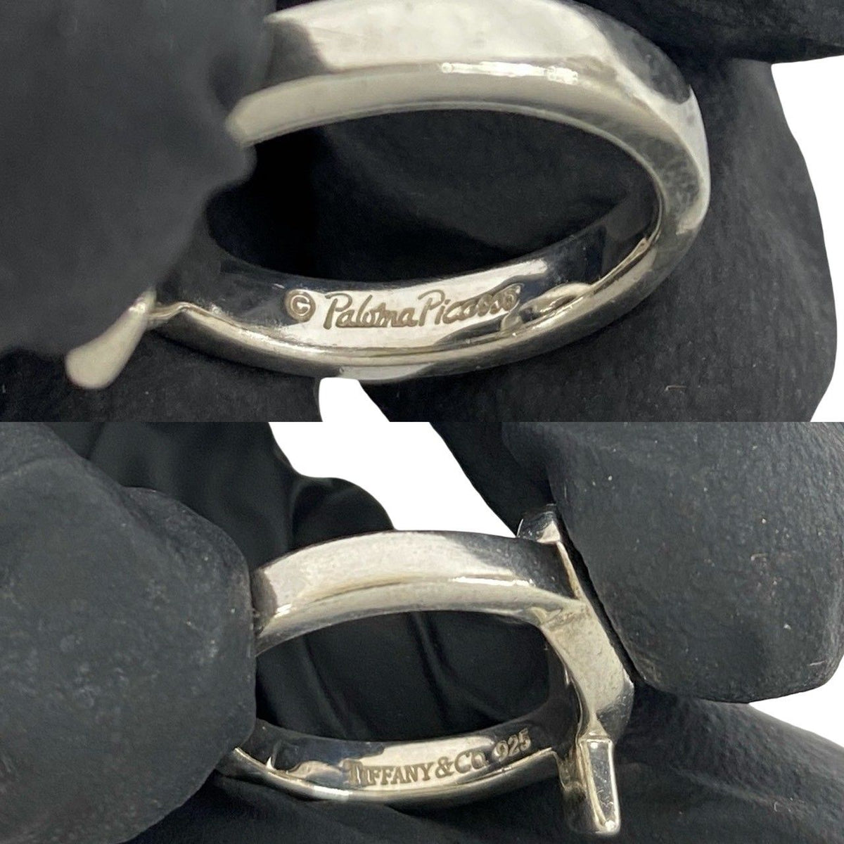 Tiffany & Co Vintage Loving Heart Ring 925 Sterling Silver — view 3