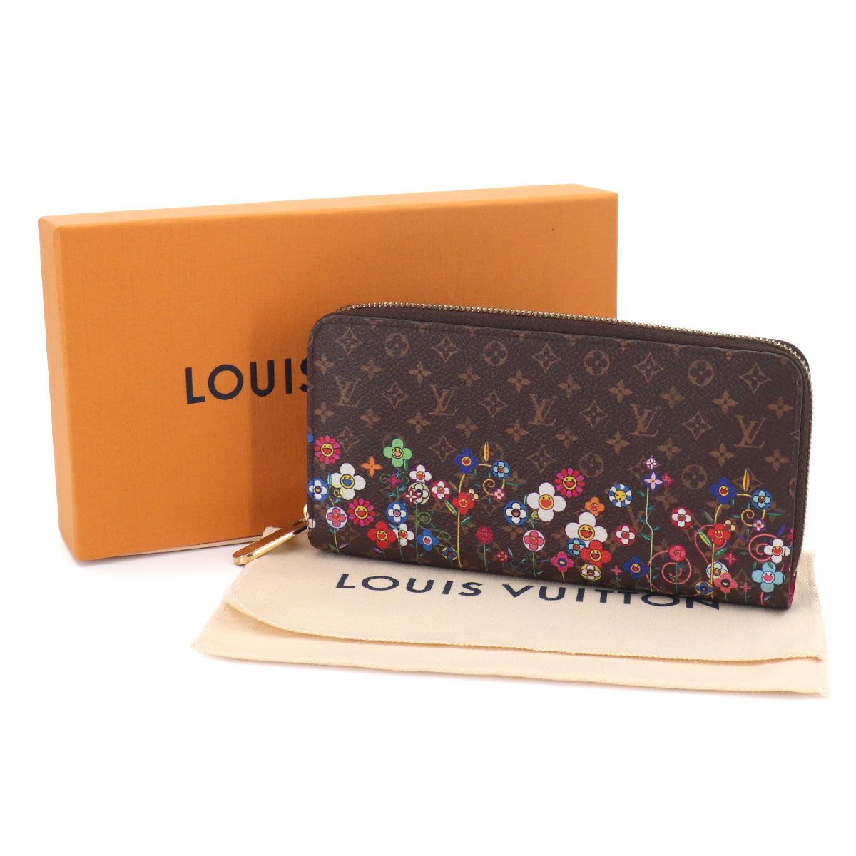 Louis Vuitton LV Takashi Murakami Zippy Wallet Zip Around Monogram — view 2