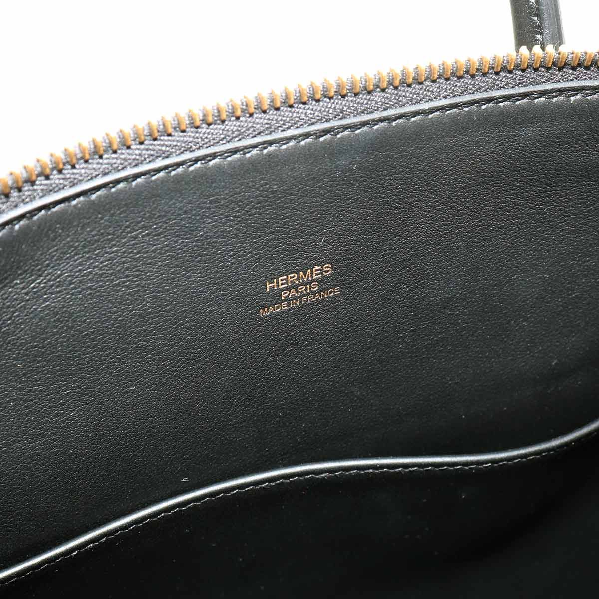 Hermes Bolide 1923 30 2-Way Bag Taurillon Noviyo Black — view 8