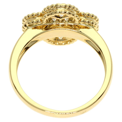 Van Cleef & Arpels Vintage Alhambra Diamond 50 Ring 18K Yellow Gold — view 4