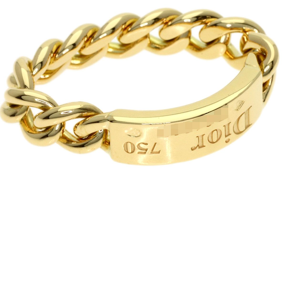 Dior Golmet Chain 49 Ring 18K Yellow Gold — view 6