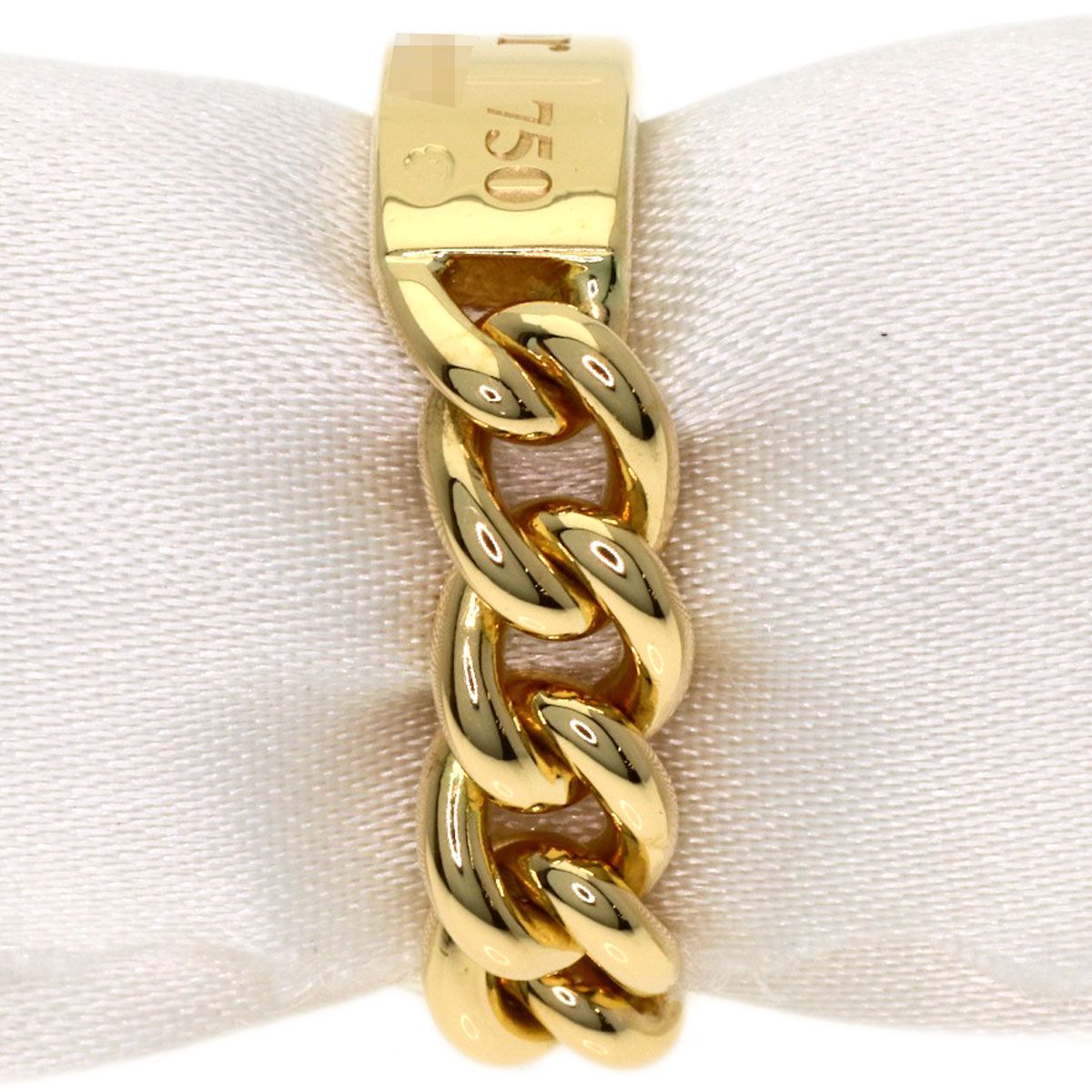 Dior Golmet Chain 49 Ring 18K Yellow Gold — view 3