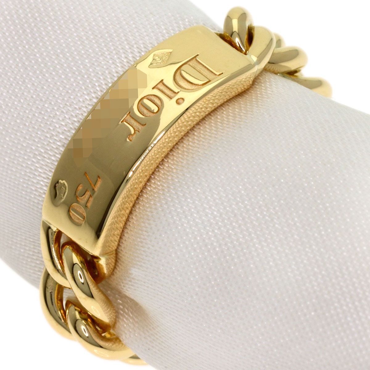 Dior Golmet Chain 49 Ring 18K Yellow Gold — view 2