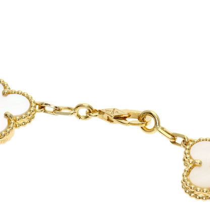 Van Cleef & Arpels Vintage Alhambra Shell Bracelet 18K Yellow Gold — view 3