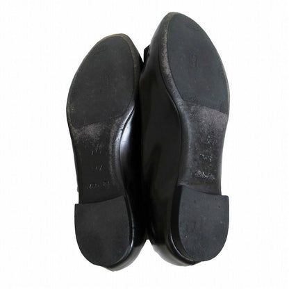 Louis Vuitton Pumps Leather Cube Dice Flat Shoes Black 2 1 34 — view 3