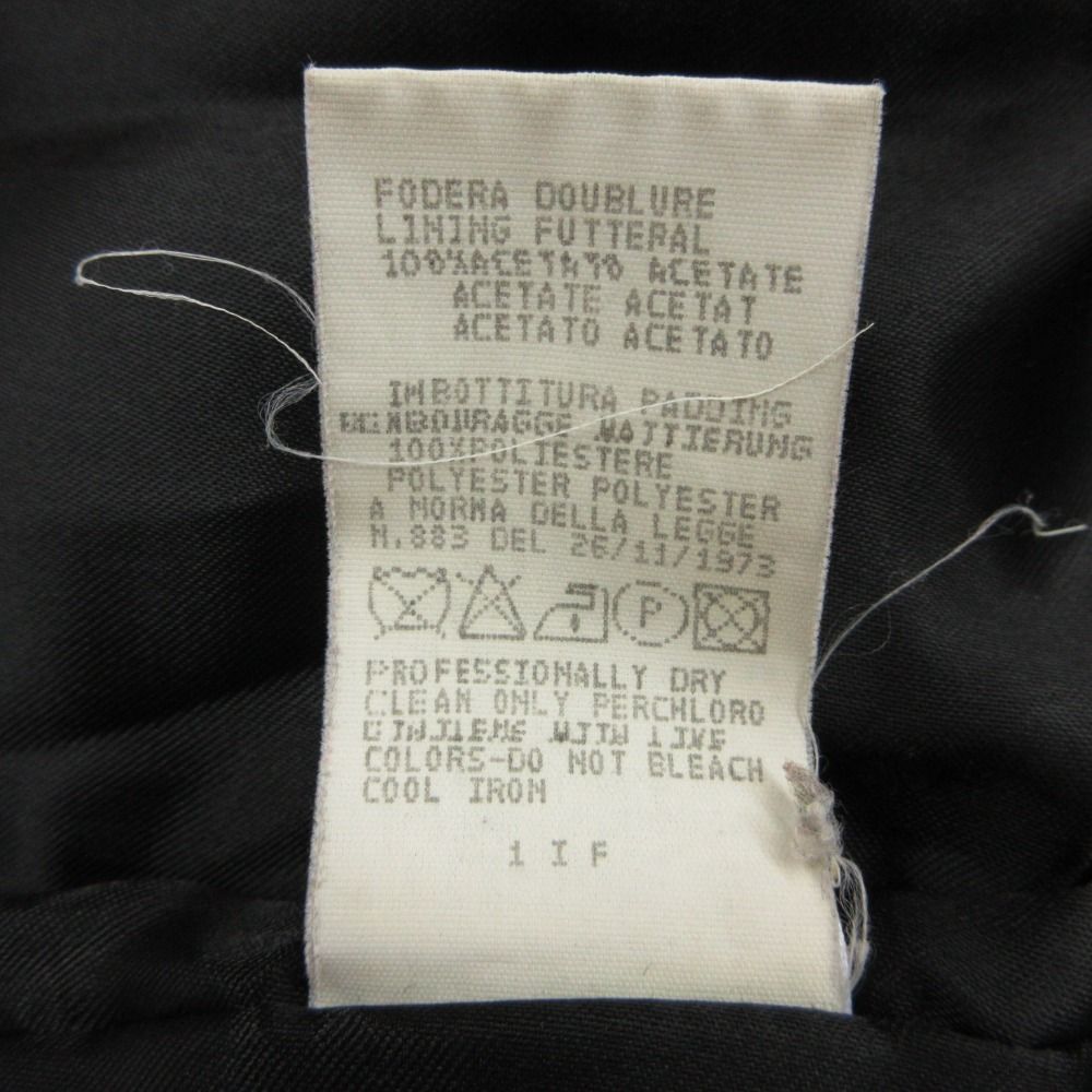 Dolce & Gabbana Coat J&ans Logo Print Fleece Hood Quilted Black MM — view 5