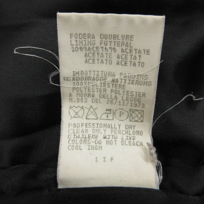 Dolce & Gabbana Coat J&ans Logo Print Fleece Hood Quilted Black MM — view 5