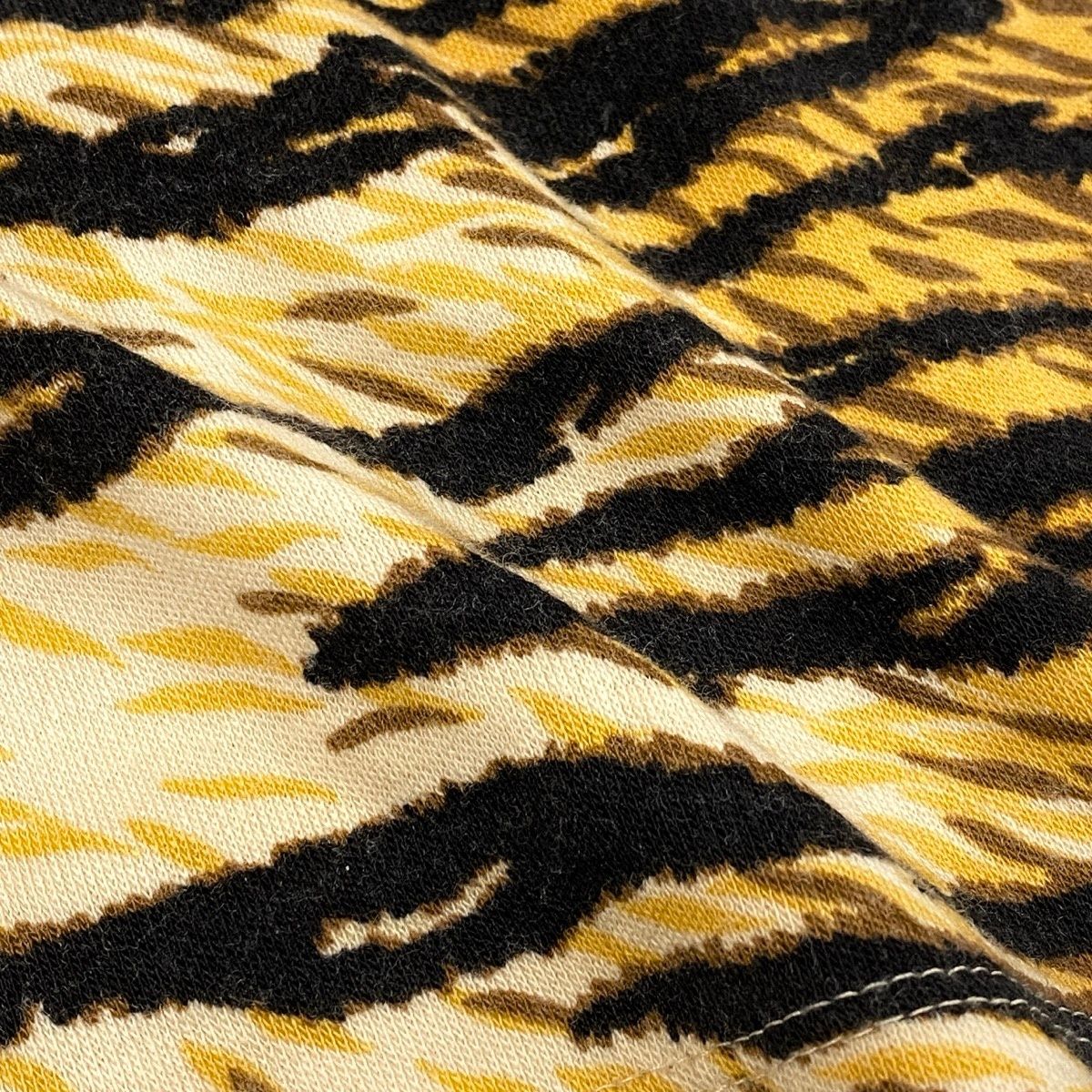 Dolce & Gabbana Sleeveless Knit Sweater Animal Print Rib Neck 24 38 Multicolor — view 6