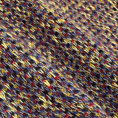 Saint Laurent Long Knit Coat Mixed Mohair Blend M Multicolor — view 7