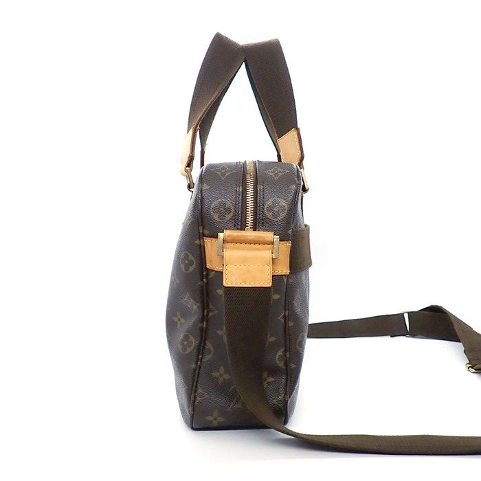 Louis Vuitton Shoulder Bag Sac Bosford Monogram Canvas Leather Gold — view 3
