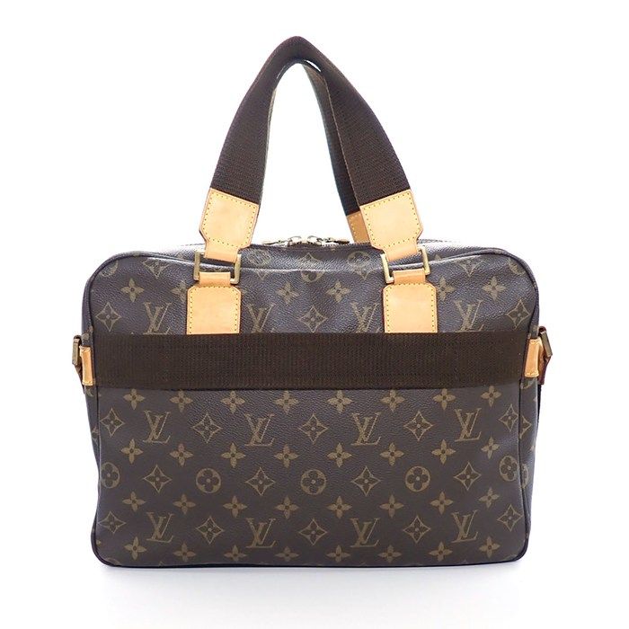 Louis Vuitton Shoulder Bag Sac Bosford Monogram Canvas Leather Gold — view 2