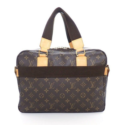 Louis Vuitton Shoulder Bag Sac Bosford Monogram Canvas Leather Gold — view 2