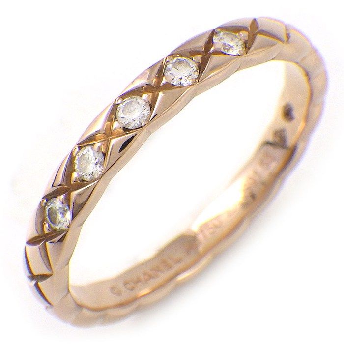Chanel Ring Coco Crush Points Diamond