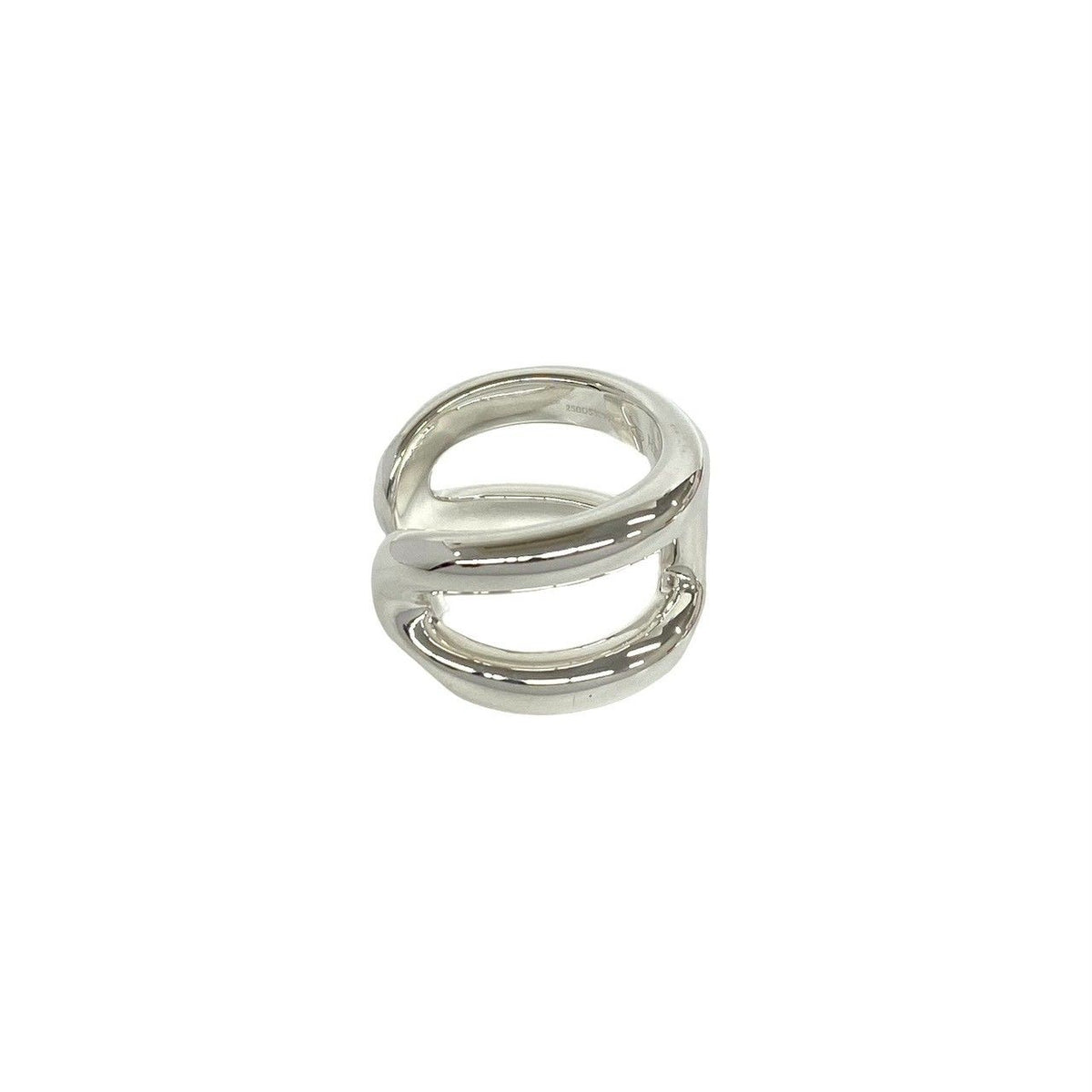 Hermes Osmose PM 925 Sterling Silver Ring — view 5