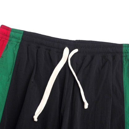 Gucci Oversize Nylon Track Pants S Side Line Web GG Logo Patch — view 3