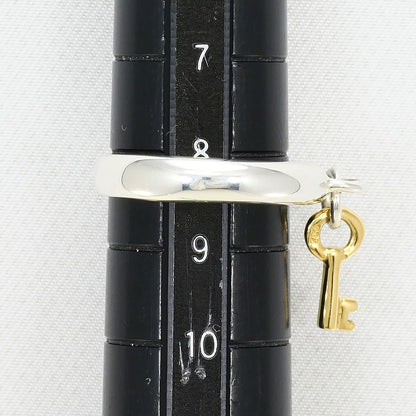 Tiffany & Co Key 18K Yellow Gold 925 Sterling Silver Ring — view 7