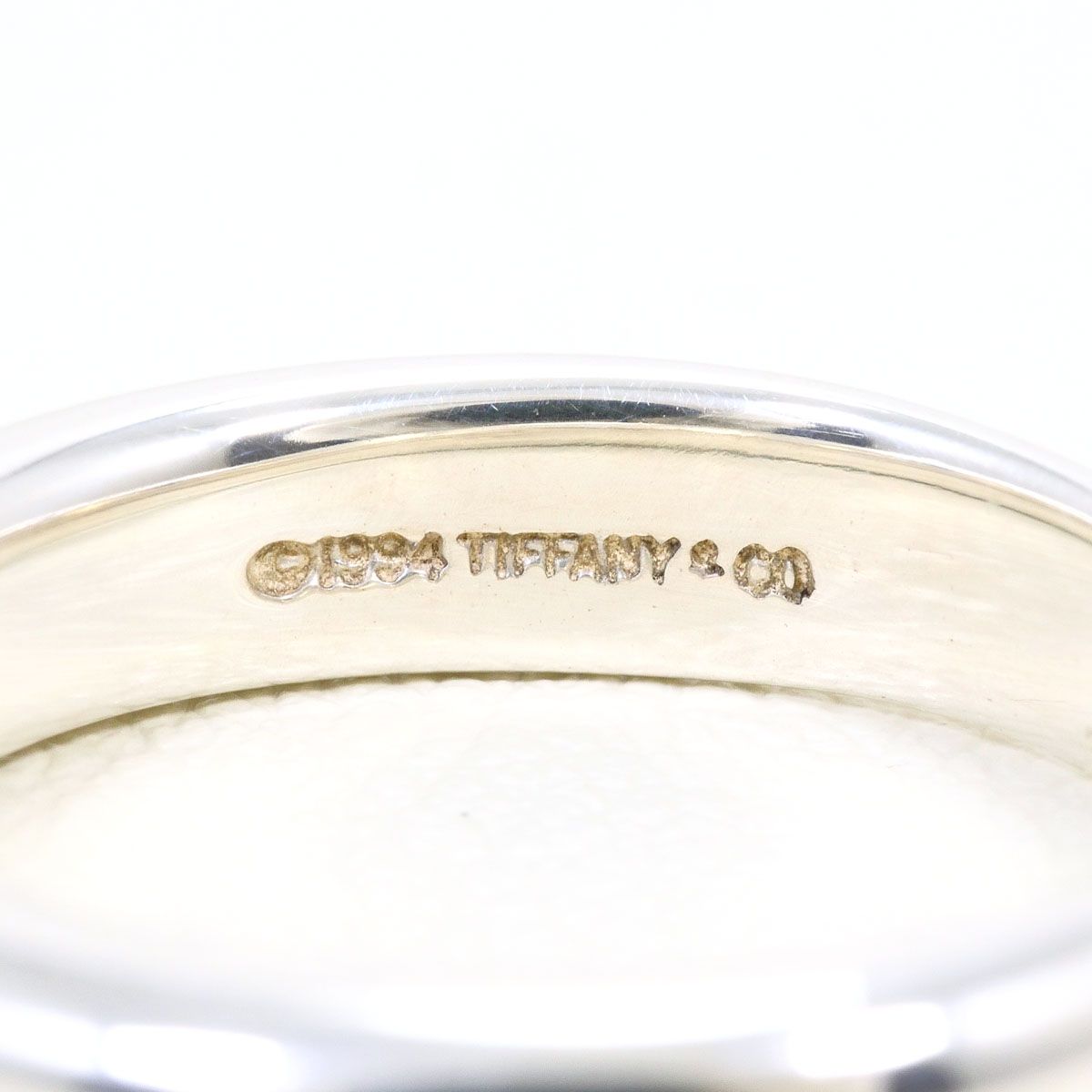 Tiffany & Co Key 18K Yellow Gold 925 Sterling Silver Ring — view 4